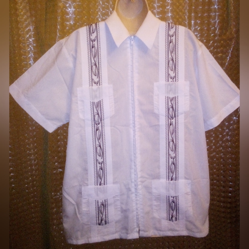 Men's Haband Guayabera Shirt Size M